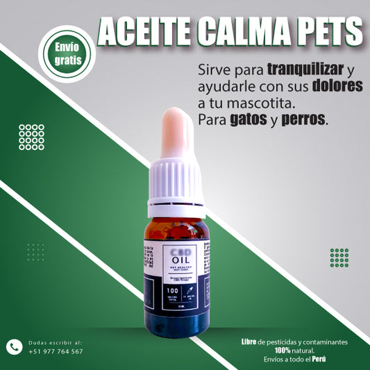 Aceite calma pets